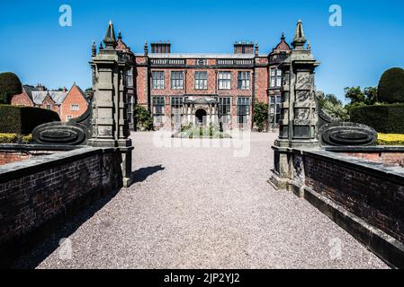 Die wichtigsten Gebäude von Arley Hall (und Gärten) Northwich, Heshire CW9 6NA Stockfoto