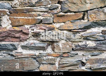 Steinmauer, Steinmauern Stockfoto