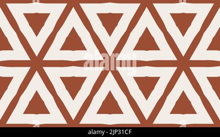 Sechseckiges geometrisches Nahtmuster. Vektor-Hintergrundraster mit editierbaren Konturen. Stock Vektor