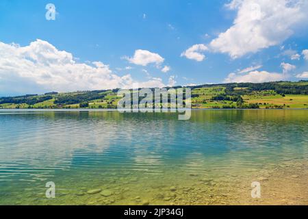 Baldeggsee im Kanton Luzern, Schweiz Stockfoto