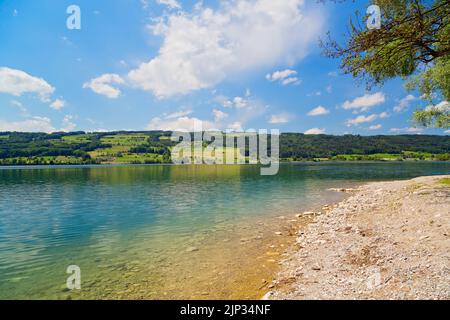 Baldeggsee im Kanton Luzern, Schweiz Stockfoto