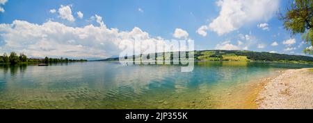 Baldeggsee im Kanton Luzern, Schweiz Stockfoto