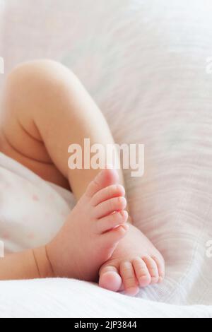 Baby, barfuß, neugeborenes, Baby, Babys, Menschliche Babys, Barfußbärchen, Neugeborene Stockfoto