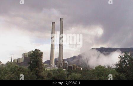 The Energy Loop - Huntington-Eccles Canyons Scenic Byway - Huntington Power Plant Stockfoto