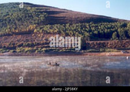 The Energy Loop - Huntington-Eccles Canyons Scenic Byway - Scofield Reservoir Stockfoto