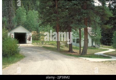 The Energy Loop - Huntington-Eccles Canyons Scenic Byway - Stuart Guard Station Stockfoto