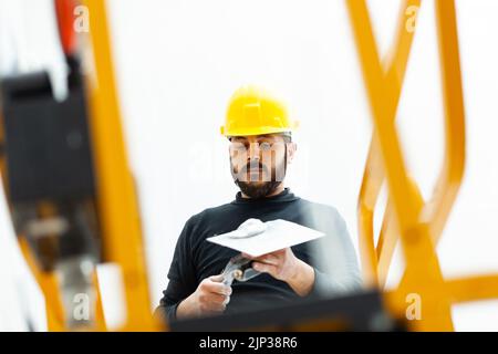construction worker, construction site, plastering, plasterer, trockenbau, blue collar, builder, builders, construction workers, worker, construction Stockfoto