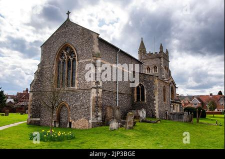 St. Marien Kirche in Amersham, Böcke Stockfoto