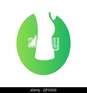 Fußchirurgie und Behandlung Logo. Fußpflege Logo Konzept Vektor-Vorlage Stock Vektor