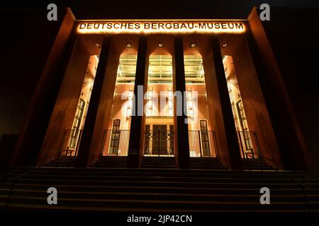 Der Eingang des Deutschen Bergbaumuseums in Bochum Stockfoto