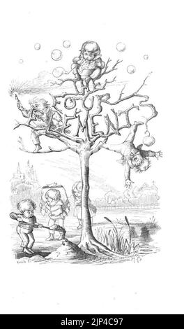 Die vier Elemente – die Märchen der Wissenschaft Stockfoto