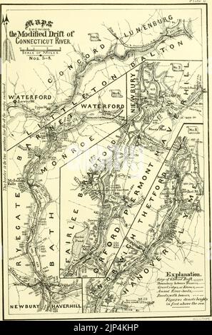 Die Geologie von New Hampshire - ein Bericht, der die Ergebnisse der vom Gesetzgeber bestellten Explorationen enthält (1874) (14804261933) Stockfoto
