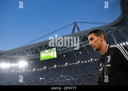 Turin, Italia - 15/08/2022, Foto Marco Alpozzi/LaPresse 15 Agosto 2022 - Turin, Italia - Sport, calcio - Juventus vs Sassuolo - Campionato italiano di calcio Serie A Tim 2022/2023 - Juventus Stadium. Nella foto: Angel Di Maria (Juventus F.C.); 15. August 2022 Turin, Italien - Sport, calcio - Juventus vs Sassuolo - Italienische Serie A Fußballmeisterschaft 2022/2023 - Juventus Stadium. Im Bild: Angel Di Maria (Juventus F.C.); Stockfoto