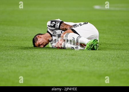 Turin, Italia - 15/08/2022, Foto Marco Alpozzi/LaPresse 15 Agosto 2022 - Turin, Italia - Sport, calcio - Juventus vs Sassuolo - Campionato italiano di calcio Serie A Tim 2022/2023 - Juventus Stadium. Nella foto: Angel Di Maria (Juventus F.C.); 15. August 2022 Turin, Italien - Sport, calcio - Juventus vs Sassuolo - Italienische Serie A Fußballmeisterschaft 2022/2023 - Juventus Stadium. Im Bild: Angel Di Maria (Juventus F.C.); Stockfoto