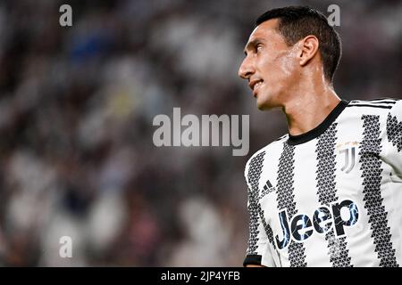 Turin, Italia - 15/08/2022, Foto Marco Alpozzi/LaPresse 15 Agosto 2022 - Turin, Italia - Sport, calcio - Juventus vs Sassuolo - Campionato italiano di calcio Serie A Tim 2022/2023 - Juventus Stadium. Nella foto: Angel Di Maria (Juventus F.C.); 15. August 2022 Turin, Italien - Sport, calcio - Juventus vs Sassuolo - Italienische Serie A Fußballmeisterschaft 2022/2023 - Juventus Stadium. Im Bild: Angel Di Maria (Juventus F.C.); Stockfoto