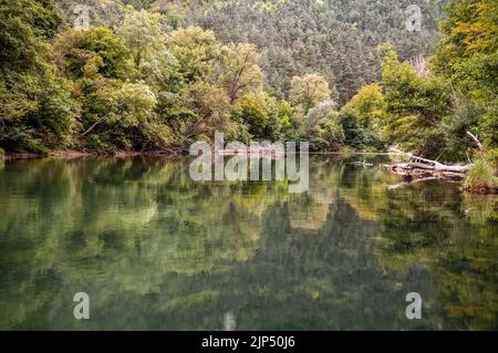 Ruhe in den Gorges du Tarn, Lozere, Frankreich