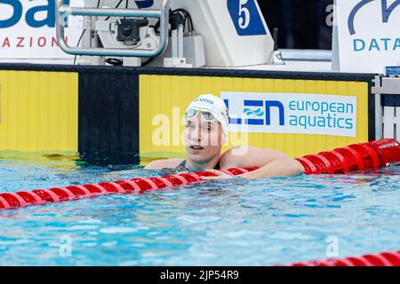 ROM, ITALIEN - 15. AUGUST: Valerie van Roon aus den Niederlanden während der Frauen-Kür 50m beim European Aquatics Roma 2022 im Stadio del Nuoto am 15. August 2022 in Rom, Italien (Foto von Nikola Krstic/Orange Picters) NOCNSF Stockfoto