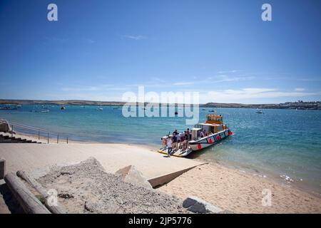 Padstow zur Rock Ferry. Cornwall, England Stockfoto