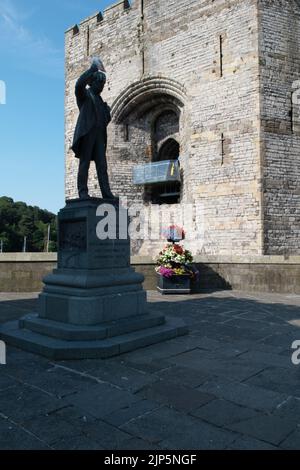 Caernarfon, Gwynedd, Wales, UK Stockfoto