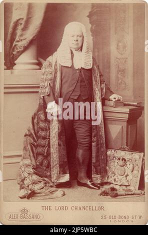 Der Lord Chancellor (Hardinge Stanley Giffard, 1. Earl of Halsbury) Stockfoto