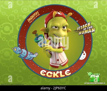 ECKLE, PLANET 51, 2009 Stockfoto