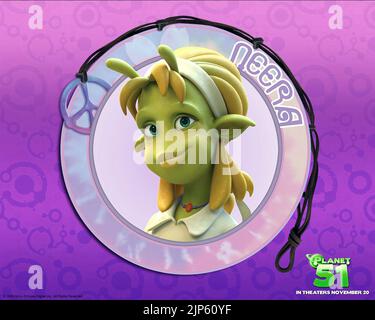 NEERA, PLANET 51, 2009 Stockfoto