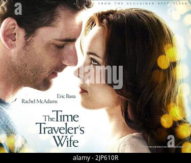 ERIC BANA, RACHEL MCADAMS POSTER, DIE EHEFRAU DES ZEITREISENDEN, 2009 Stockfoto