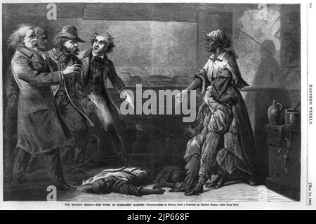 Die moderne Medea - die Geschichte von Margaret Garner (Margaret Garner, eine Sklavin, die aus Kentucky nach Ohio geflohen ist; ihre 4 Kinder, von denen sie 2 tötete, damit sie keine Sklaverei ertragen mussten, Stockfoto