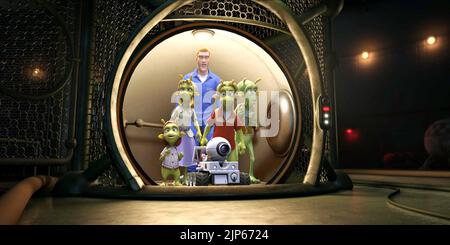 ECKLE, NEERA, CAPT. CHARLES 'CHUCK' Baker, Rover, LEM, SKIFF, Planet 51, 2009 Stockfoto