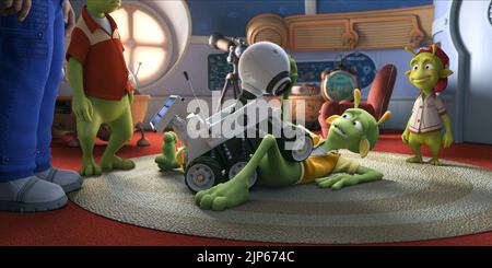 ROVER, SKIFF, ECKLE, Planet 51, 2009 Stockfoto