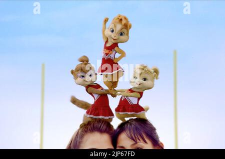 JEANETTE, Brittany und Eleanor, Alvin und die Chipmunks: der SQUEAKQUEL, 2009 Stockfoto