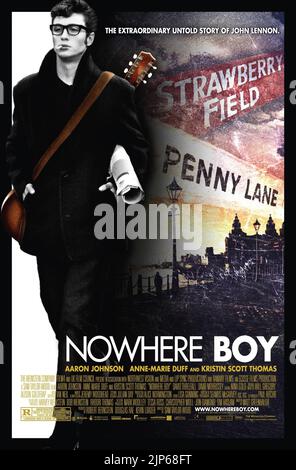 AARON JOHNSON POSTER, NOWHERE BOY, 2009 Stockfoto