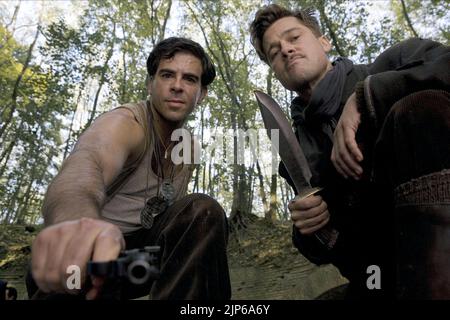 ELI ROTH, BRAD PITT, INGLOURIOUS BASTERDS, 2009 Stockfoto