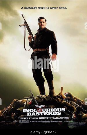 BRAD PITT POSTER, INGLOURIOUS BASTERDS, 2009 Stockfoto