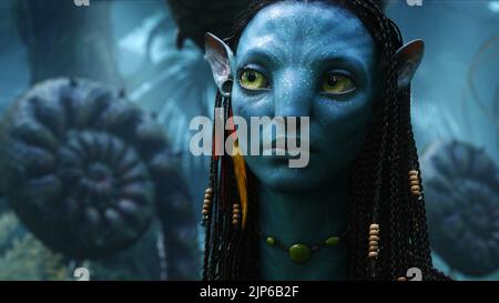 ZOE SALDANA, Avatar, 2009 Stockfoto