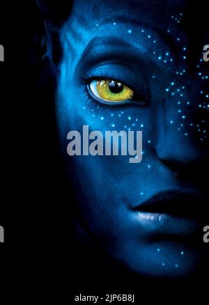 ZOE SALDANA, Avatar, 2009 Stockfoto