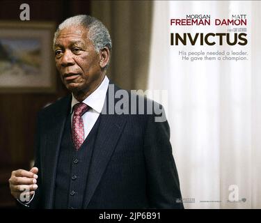 MORGAN FREEMAN POSTER, INVICTUS, 2009 Stockfoto