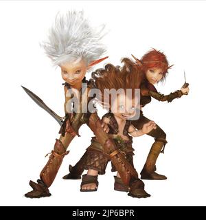 ARTHUR, BETAMECHE, PRINZESSIN SELENIA, ARTHUR UND DIE RACHE DES MALTAZARD, 2009 Stockfoto