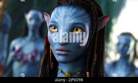 ZOE SALDANA, Avatar, 2009 Stockfoto