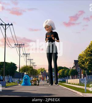 B.O.B., LINK, KAKERLAKE, GINORMICA, MONSTER VS. ALIENS, 2009 Stockfoto