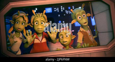 NEERA, LEM, EULE, SKIFF, PLANET 51, 2009 Stockfoto