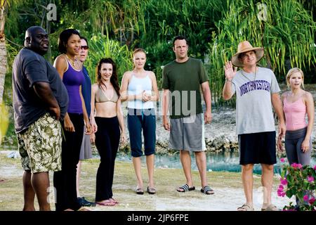 LOVE, HAWK, FAVREAU, DAVIS, AKERMAN, VAUGHN, BATEMAN, BELL, PÄRCHEN RETREAT, 2009 Stockfoto