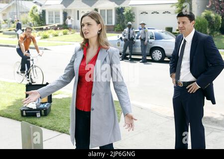 DESCHANEL, BOREANAZ, KNOCHEN : SAISON 5, 2009 Stockfoto