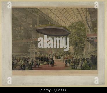 Die staatliche Eröffnung der großen Ausstellung aller Nationen, Mai 1. 1851 Stockfoto