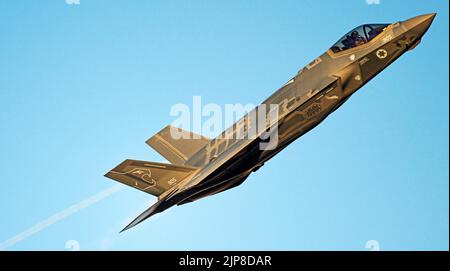 Die israelische Luftwaffe (IAF) Lockheed Martin F-35 ICH (adir) im Flug Stockfoto