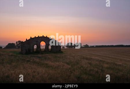 Rousham Folly (Blickfang) im Turm Aston , Oxfordshire Stockfoto