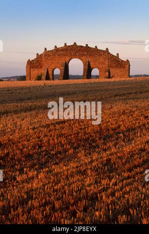 Rousham Folly (Blickfang) im Turm Aston , Oxfordshire Stockfoto