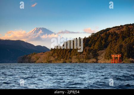 Blick auf den Fuji-Berg vom Fuji-Hakone-Izu-Nationalpark Stockfoto