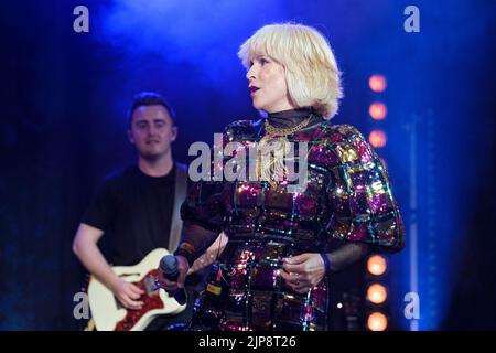 Toyah Willcox tritt auf der Cropredy Convention in Fairport auf. Banbury, Großbritannien. 11. August 2022 Stockfoto