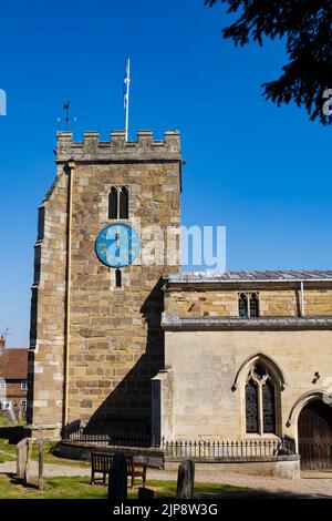 St. Andrew's Parish Church, Aldborough, Yorkshire, England Stockfoto